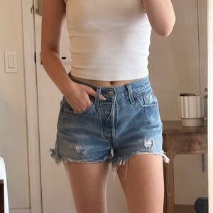 Levi’s 501 | W25 Blue Denim Women Shorts